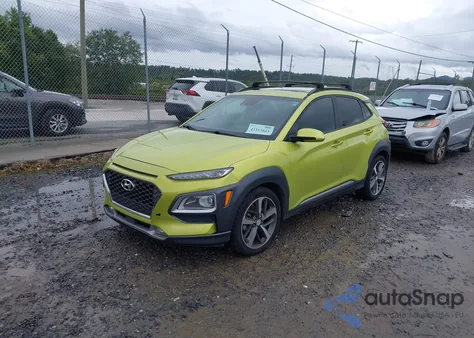 2020 Hyundai Kona Ultimate from USA, damaged, VIN KM8K5CA5XLU518079